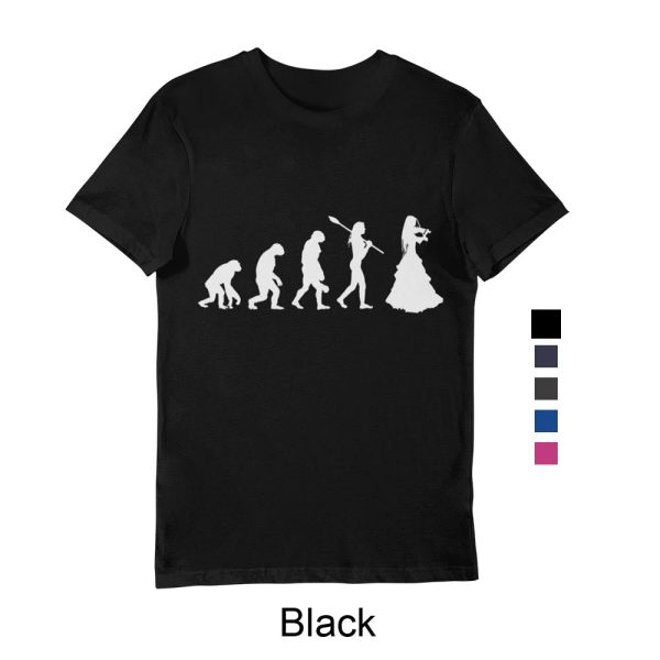 Woman's Evolution T-Shirt White print
