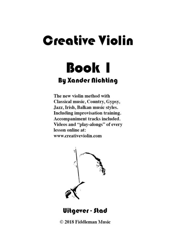 Creative Violin Book 1 (English Printed Version)