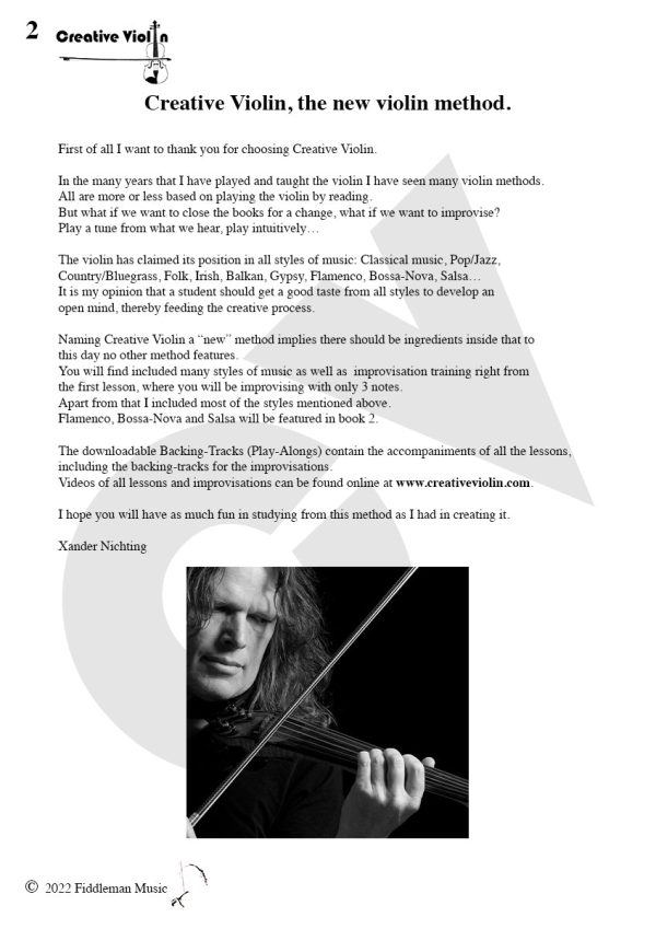 Creative Violin E-Book 1 (English downloadable PDF Version)