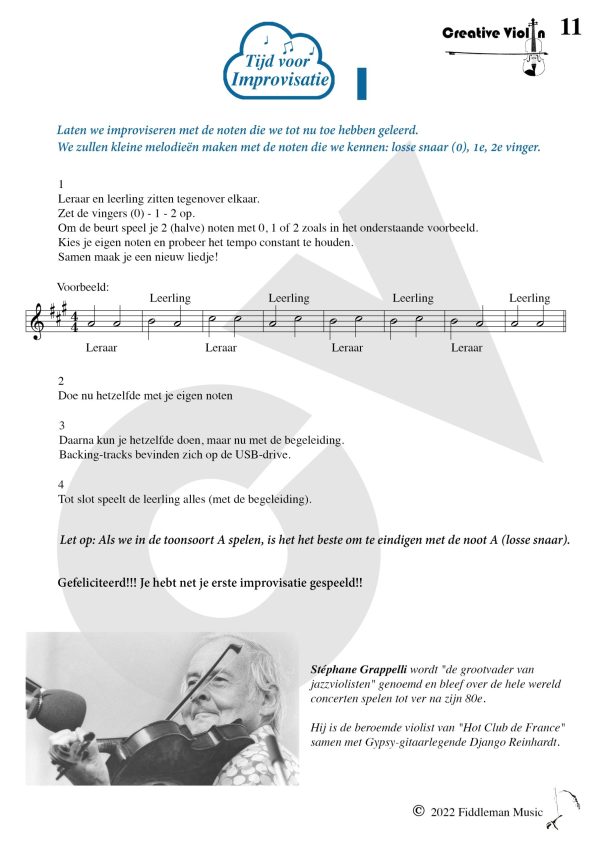 Creative Violin E-Boek 1 (Nederlandse downloadbare PDF Versie)