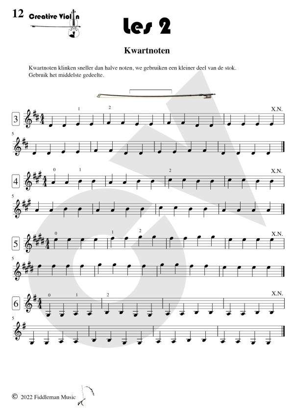 Creative Violin E-Boek 1 (Nederlandse downloadbare PDF Versie)